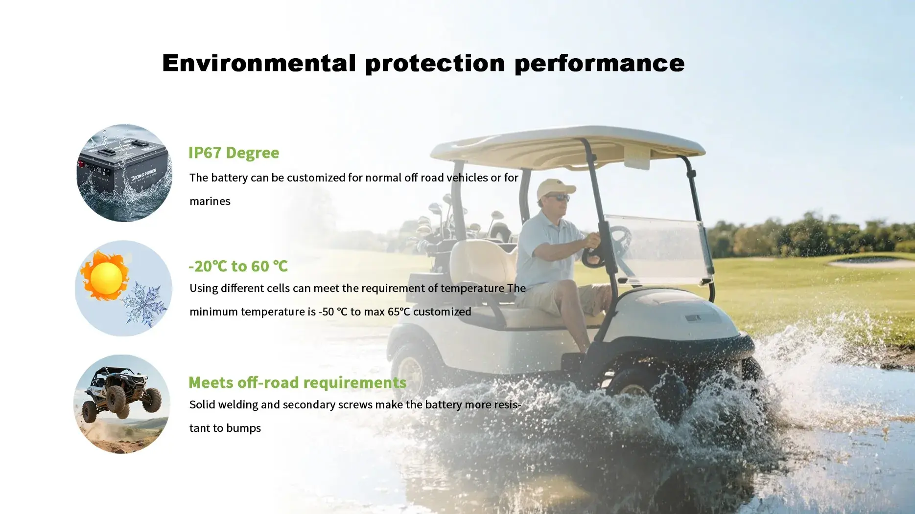 Environmental protection performance