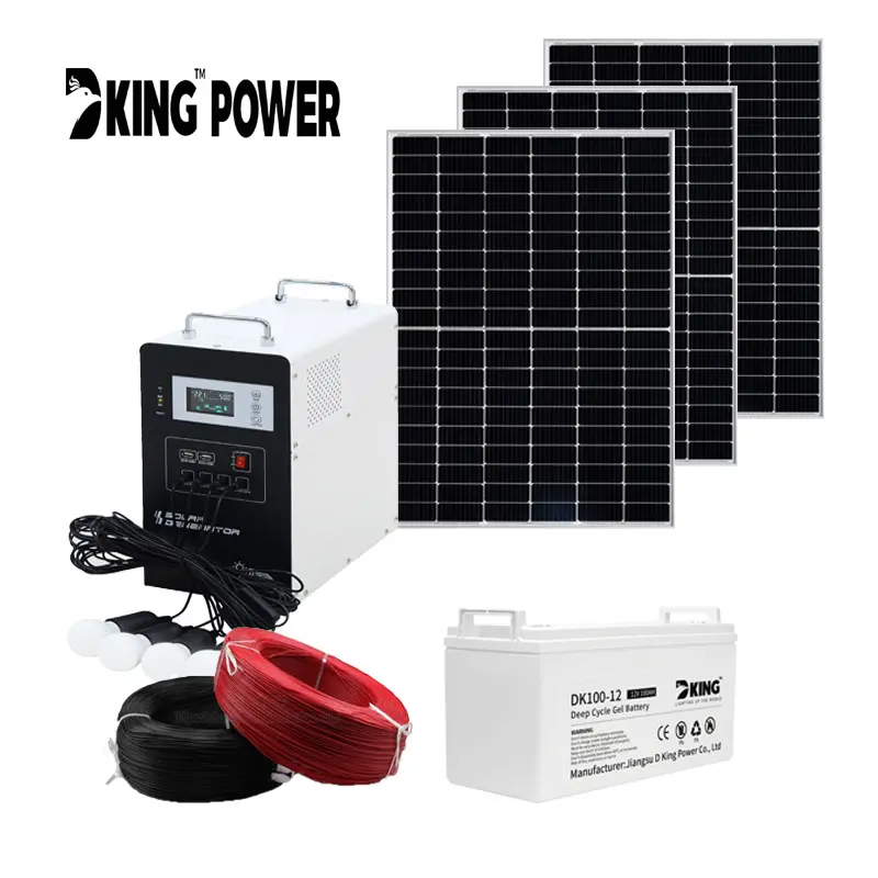 DKSESS1KW OFF GRID/HYBRID ALL IN ONE SOLAR POWER SYSTEM PORTABLE CAMPING SOLAR GENERATER