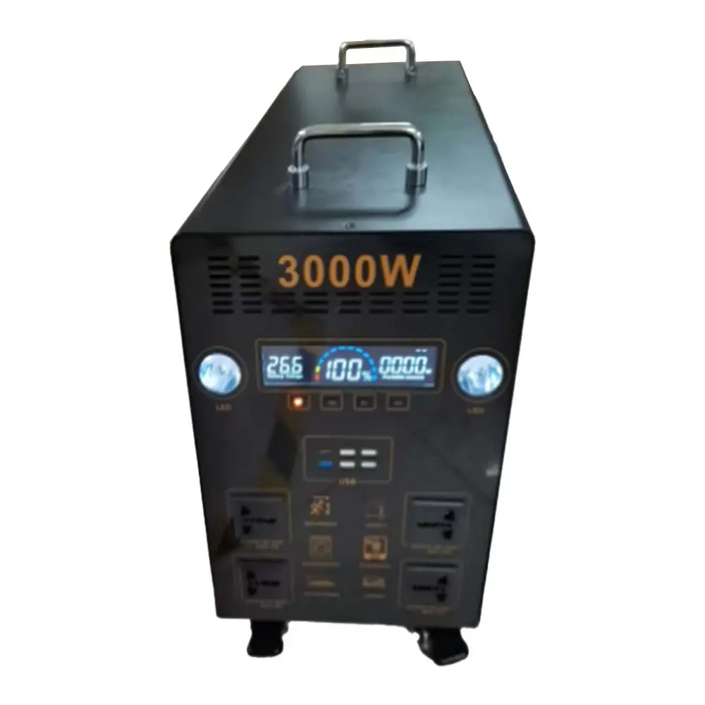 DK-B3200W Portable Solar Power Generator With Wireless Mobile Phone Charger Lithium Lifepo4 Solar Power Station