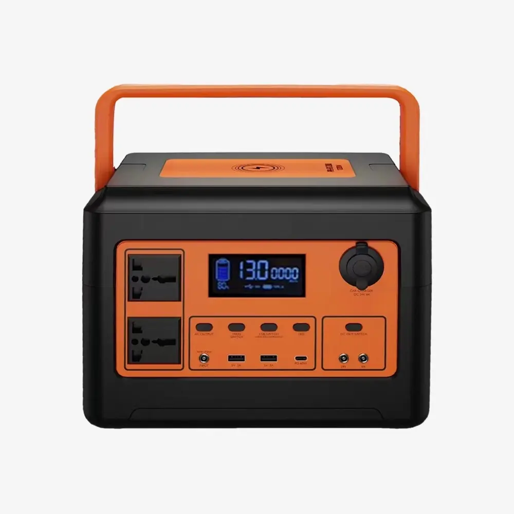 DK-A600W/1000W Portable Solar Power Generator with Wireless Mobile Phone Charger Lithium Lifepo4 Solar Power Station